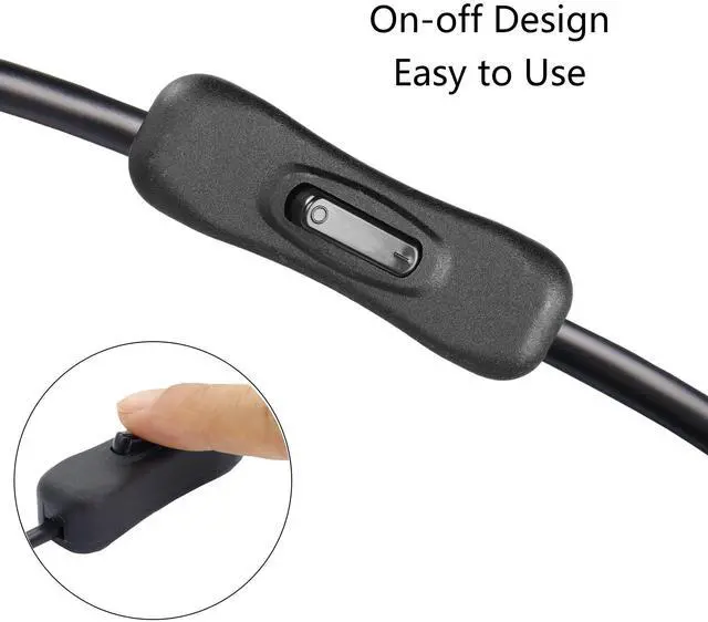 Alt view image 9 of 14 - RJ45 Cat5e Ethernet Patch Cable Switch On/Off RJ45 Male to Female High Speed Right Angle Internet Network Cable LAN with Disconnect Switch for Cat5e/Cat5, Black(50CM/1.6Ft)