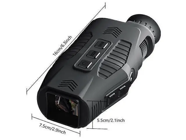 Alt view image 5 of 5 - Ecocleanpath 1080p Infrared Night Vision Monocular, 5x Zoom & 984ft Range for Hunting & Wildlife