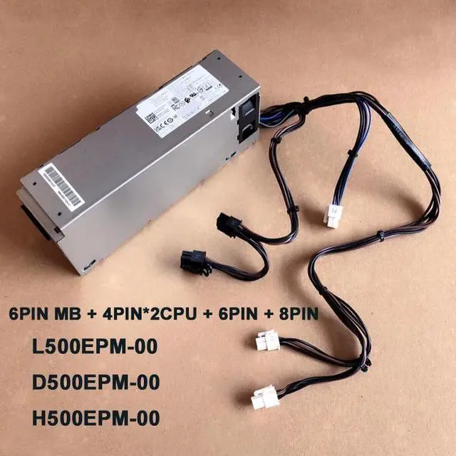 Alt view image 7 of 12 - 500W Power Supply PSU For Optiplex 7090 7080 7070 7060 5060 3650 3670 3671 5090 3260 3681 MT 99TPH 5K7J8 Y7R0X