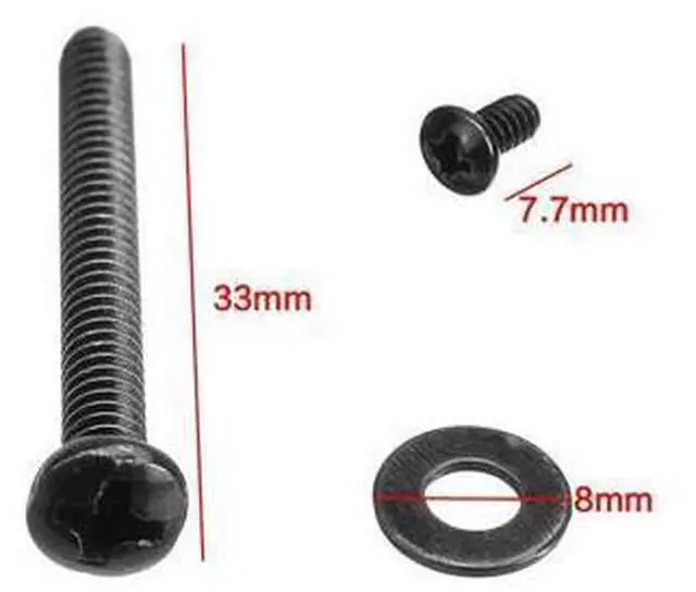 Alt view image 5 of 5 - Water-cooler Radiator Fitting Screws Fan Mounting Screw Kit for Hydro Series Water Cooling