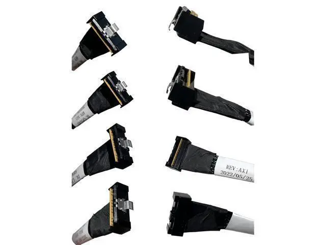 Alt view image 5 of 5 - DeuninkerSlimSAS LP 8X to 2*MiniSAS HD 4X,SFF-8654 LP 74pin to 2*SFF-8643 36pin Cable 80cm(Suitable for DELL Server H750/755)