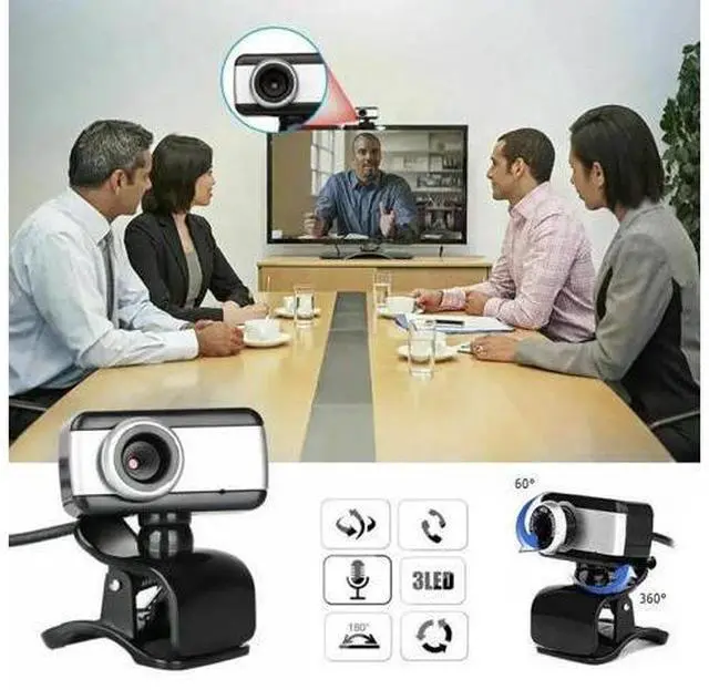 Alt view image 2 of 5 - 30FPS USB 2.0 HD Webcam Camera Web Cam With Mic For Computer PC Laptop Desktop For Youtube Live Teleworking Video Conference