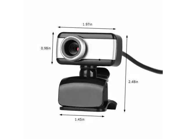 Alt view image 2 of 5 - Computer Webcam Video USB 2.0 Web Camera With Microphone Laptop Desktop PC Computer Web Camera Mic Online Teaching Class