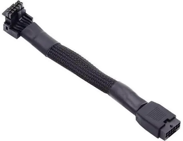 Main image of Deuninker 12VWR ATX3.0 PCI-E 5.0 Power Modular Cable Male to Female Up Angled 90 Degree Extension for 3080 3090TI PSU 16Pin 12+4P Graphics Card