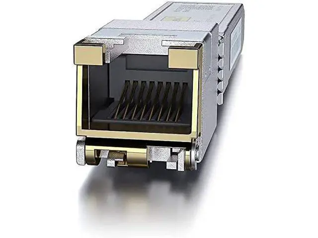 Alt view image 2 of 6 - 10GBase-T SFP+ Transceiver, 10G T, 10G Copper, RJ-45 SFP+ CAT.6a, up to 30 Meters, Compatible with HPP, HP Aruba