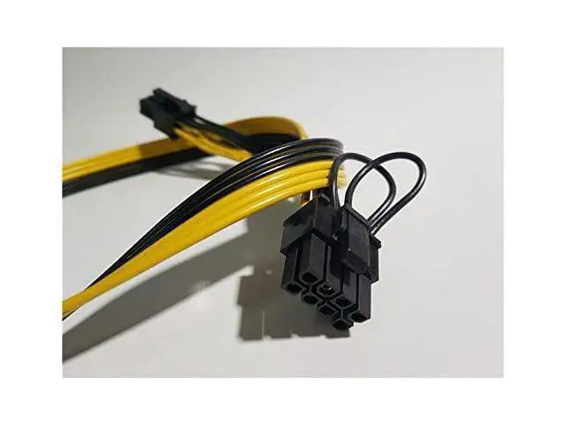 Alt view image 7 of 7 - 6 Pin PCI-e to 8 Pin (6+2) PCI-e Power Cable for HP Dell 750W / 1200W Server PSU Breakout Board Graphic Cards GPU Mining (8-Pack)