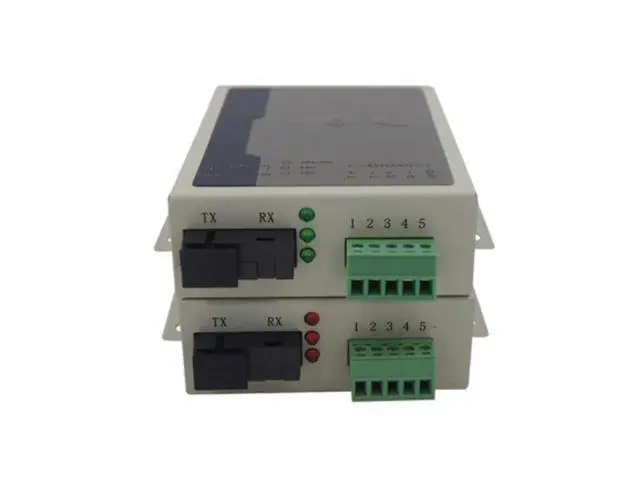 Alt view image 2 of 2 - FOR 1pair RS485/422 optic fiber converter modem Optical transceiver Two-way RS485 data optical transceiver