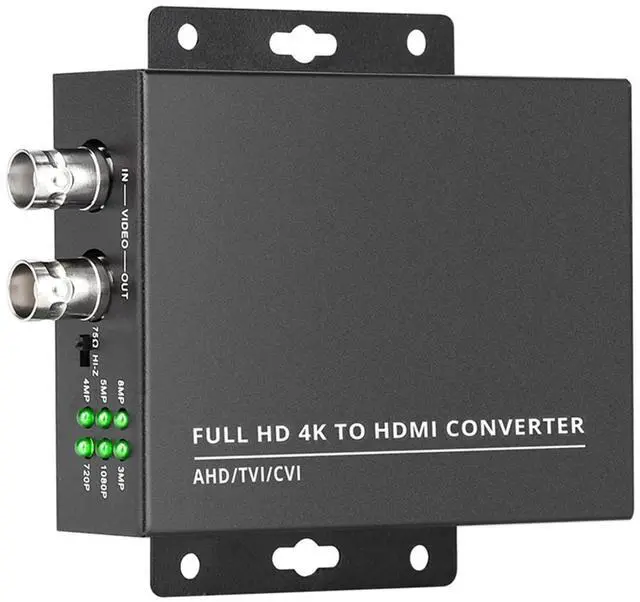 Main image of wsdcam TVI to HDMI Converter Full HD 4K Converter, 1080p/720p/4K/8MP/5MP/4MP/3MP, BNC to HDMI Video Converter Adapter - CVBS/TVI/CVI/AHD to HDMI