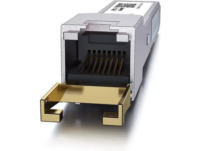 Alt view image 2 of 5 - 1.25/2.5/5/10G-T SFP+ to RJ45 CAT.6a Copper Transceiver, Auto-Negotiation SFP+ Ethernet Module, up to 30-Meter, for HPP