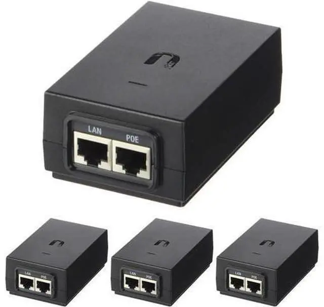 Main image of Ubiquiti Networks POE-24-24W-G PoE Injector, 24W, Black (Pack of 4)