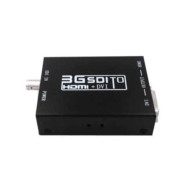 Alt view image 4 of 7 - NK-A8 3G SDI to HDMI + DVI Converter 1080P HD Video SD-SDI HD-SDI 3G-SDI Signals with Power Adapter US Plug