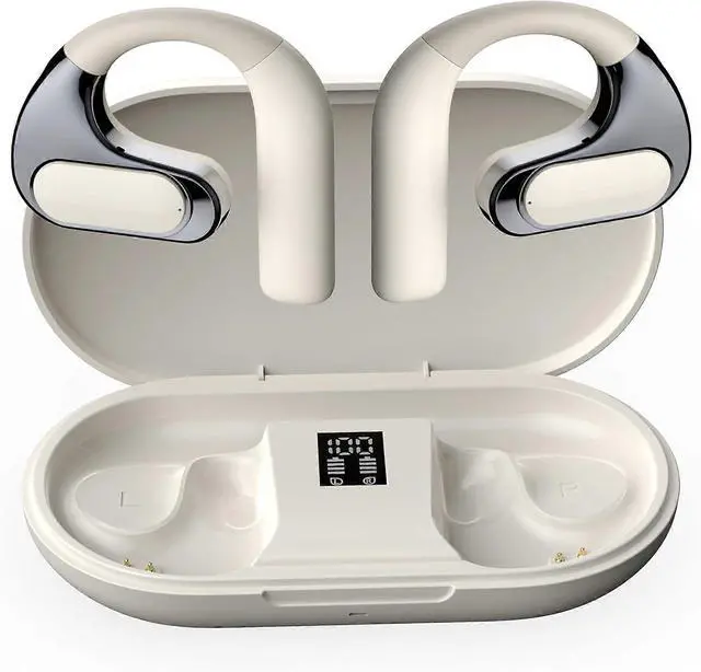 Main image of Open Ear Wireless Earbuds, 54H Playtime & Dual Device Link, Bluetooth 5.4 for Gaming & Outdoor