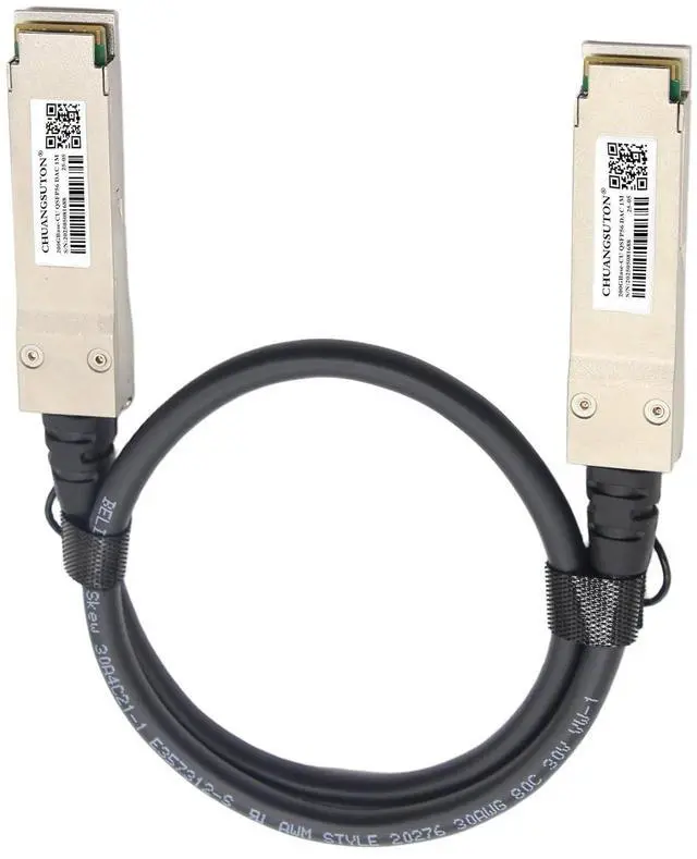 Alt view image 6 of 8 - 200G QSFP56 to QSFP56 PAM4 DAC Cable Ethernet Passive Direct Attach Copper Twinax Cable Compatible with NVIDIA/Mellanox MCP1650-V001E30(1m / 3.28ft)