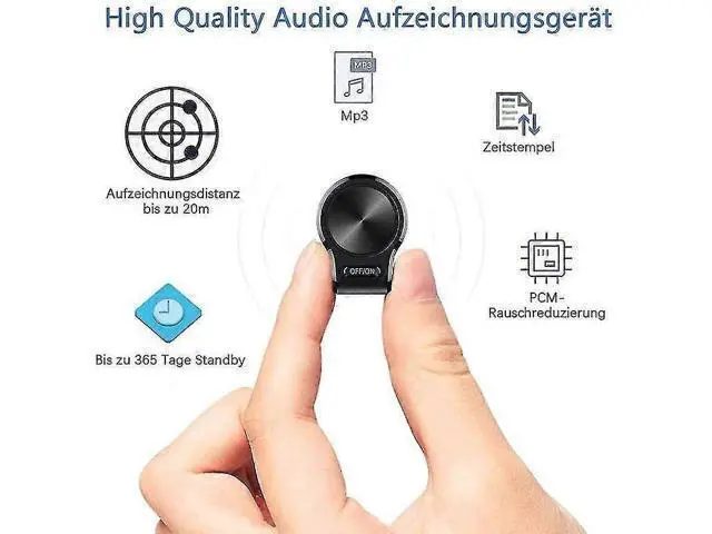 Alt view image 2 of 5 - Ecocleanpath Q701102H11 Digital Voice Recorder with Voice Activation, 48H Battery & Long-Range Recording