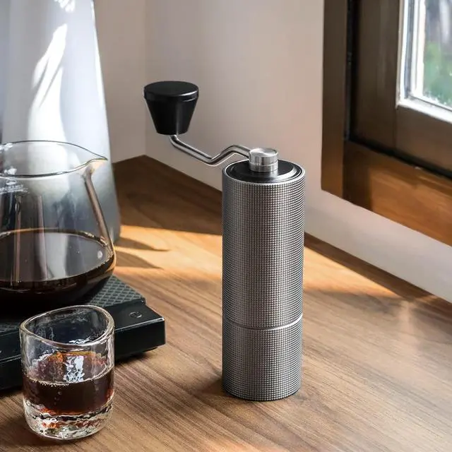 Alt view image 7 of 7 - Chestnut C2 Manual Coffee Grinder Capacity 25g with CNC Stainless Steel Tapered Burr - Internal Adjustable Setting, Double Bearing Positioning, French Press Coffee for Hand Grinder Gift