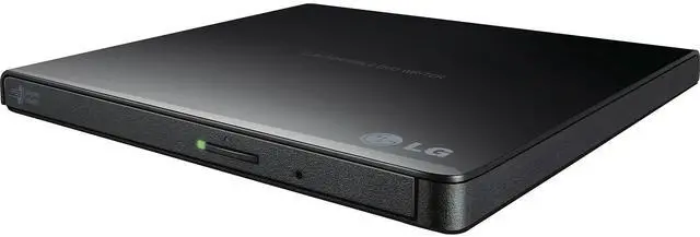Alt view image 2 of 2 - LG GP65NB60 8X USB 2.0 Super Multi Ultra Slim Portable DVD Writer Drive +/-RW External Drive with M-DISC Support - Black