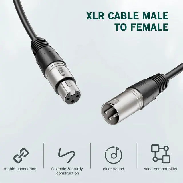 Alt view image 6 of 7 - Deuninker XLR/USB Gaming Microphone Set and XLR Cable,Dynamic PC Mic for Streaming Podcasting,Microphone Audio Cable,Compatible with Audio Mixer for Recording (AM8T+L9)