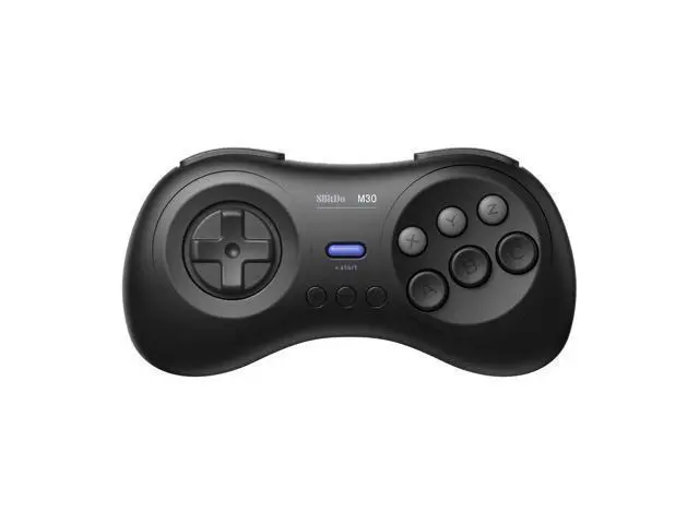 Alt view image 2 of 7 - 8Bitdo M30 Bluetooth Controller for Switch, Windows and Android, 6-Button Layout for SEGAs Classic Games (Black)