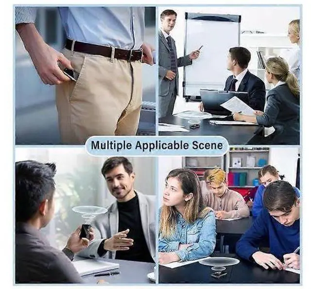 Alt view image 5 of 5 - Ecocleanpath 64GB Mini Magnetic Voice Recorder with OTG, 45H Battery & Noise Reduction for Lectures/Meetings