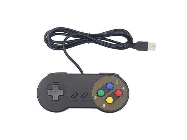 Alt view image 5 of 5 - USB Game Controller Gamepad Retro Joypad Black Gray Gamepads for PC Laptop Windows for NESPi4 Case for Raspberry Pi 4