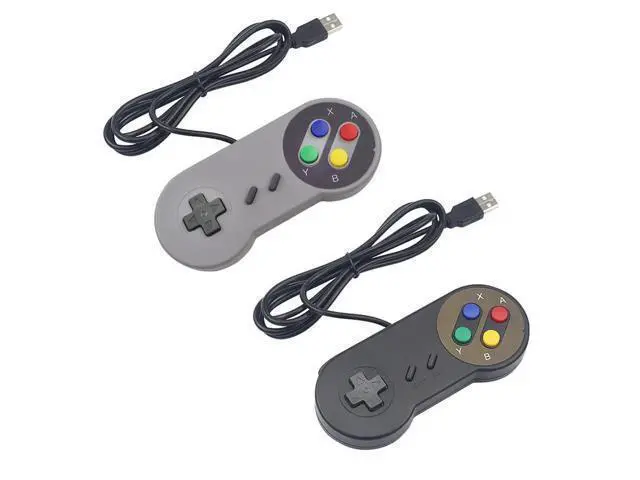 Alt view image 2 of 5 - USB Game Controller Gamepad Retro Joypad Black Gray Gamepads for PC Laptop Windows for NESPi4 Case for Raspberry Pi 4