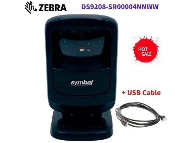 Alt view image 3 of 3 - Ze,bra Motor,ola Sym,bol DS9208-SR00004NNWW Hand free Bar,code Scan,ner w/USB Cable