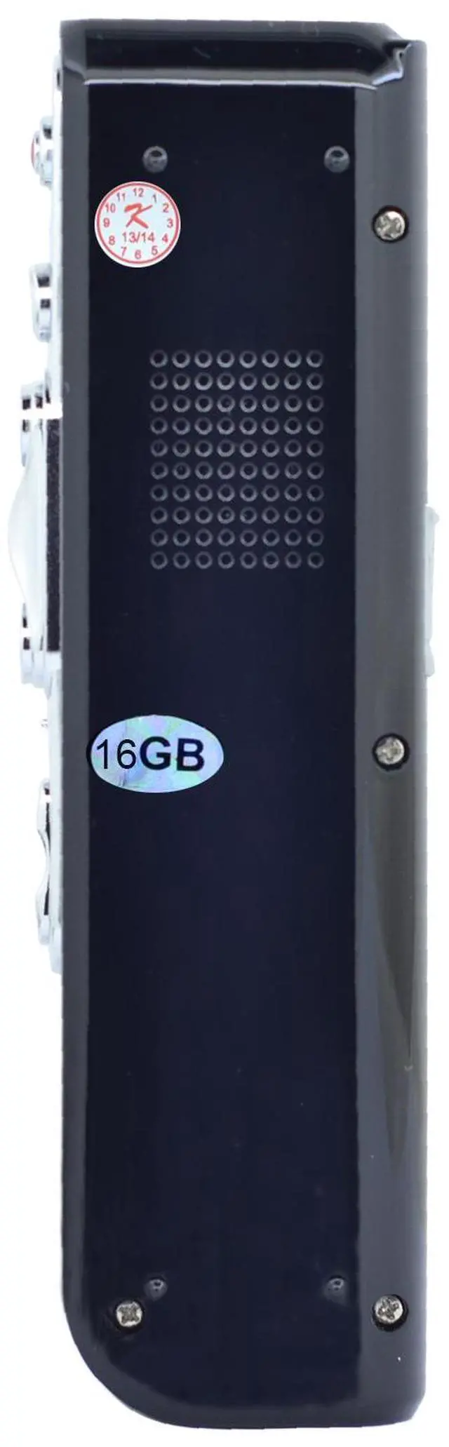 Alt view image 3 of 4 - Portable Rechargeable USB 16GB USB Sensitive Voice Recording Digital Audio Voice Recorder Dictaphone Mp3 Player 25 battery Life Black Color
