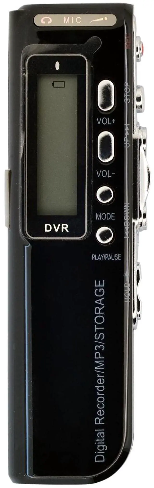 Alt view image 2 of 4 - Portable Rechargeable USB 16GB USB Sensitive Voice Recording Digital Audio Voice Recorder Dictaphone Mp3 Player 25 battery Life Black Color