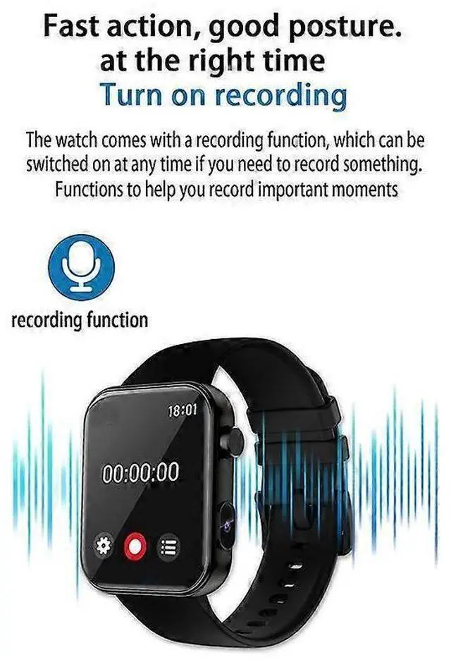Alt view image 2 of 5 - Deuninker P51 Smartwatch with Video Watch Face, 512MB Memory, Camera & Health Tracking - Pink