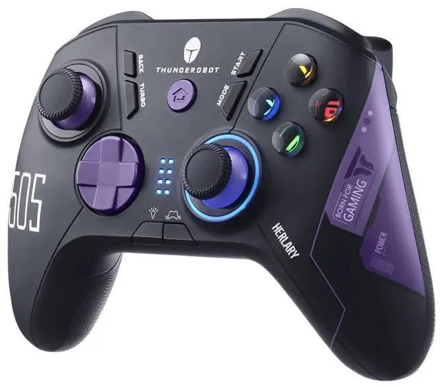 Alt view image 7 of 12 - 1000HZ Wireless PC Controller for Windows PC,Switch,IOS&Android,PC Game Controller with Hall Effect Joysticks&Triggers/Gyroscope,6 Programmable Buttons