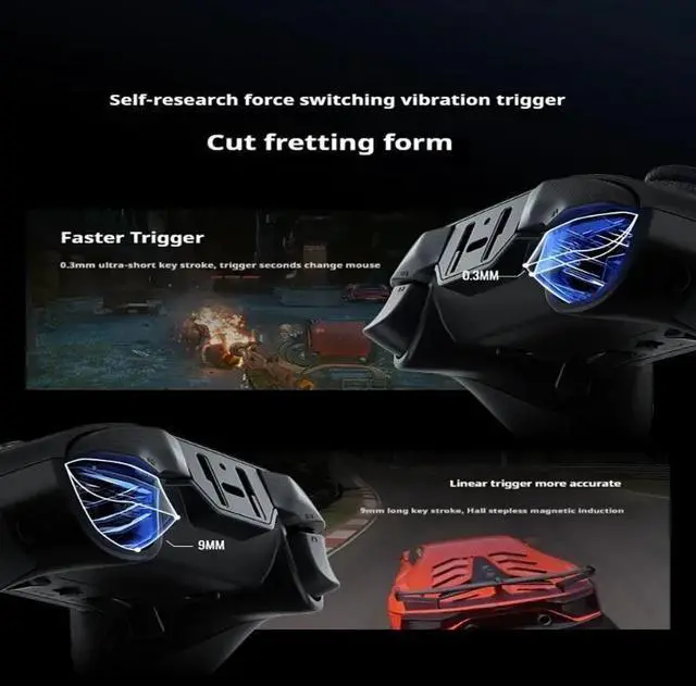 Alt view image 10 of 12 - FLYDIGI Vader 4 Pro PC Game Controller Gamepad for Video Game Black