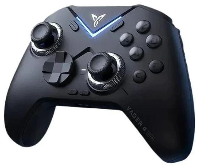 Main image of Wireless Pro PC Game Controller - Adjustable Tension Hall Effect Joysticks, 1000Hz Polling Rate, Mechanical Buttons, Tri-Mode (2.4G/BT/Wired), Black