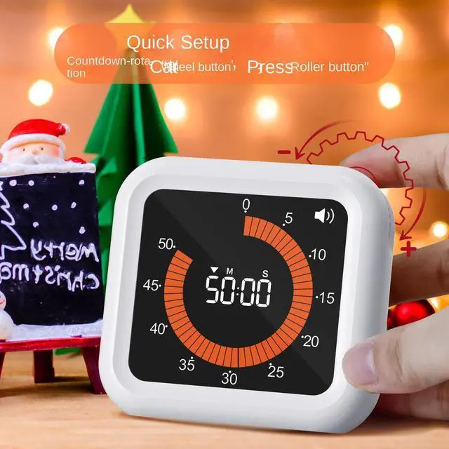 Main image of QURO New Visual Timer Silent Time Manager Self-discipline Alarm Clock Student Learning Special Timer