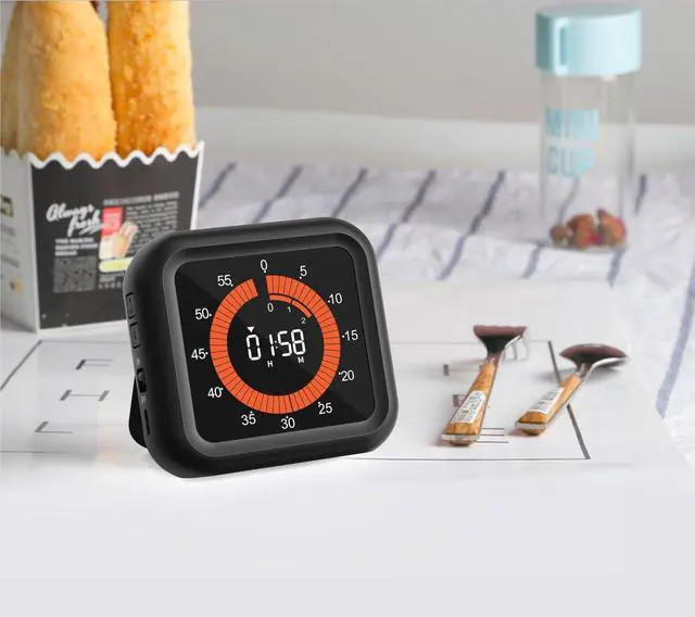 Alt view image 2 of 6 - QURO New Visual Timer Silent Time Manager Self-discipline Alarm Clock Student Learning Special Timer