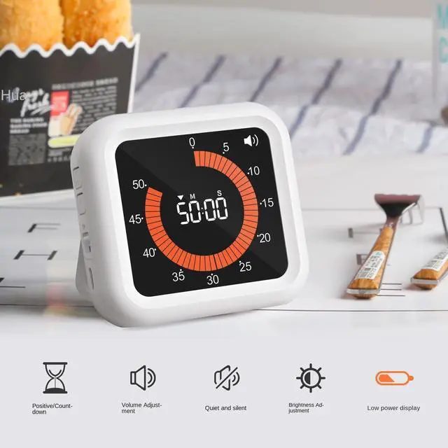 Alt view image 4 of 6 - QURO New Visual Timer Silent Time Manager Self-discipline Alarm Clock Student Learning Special Timer