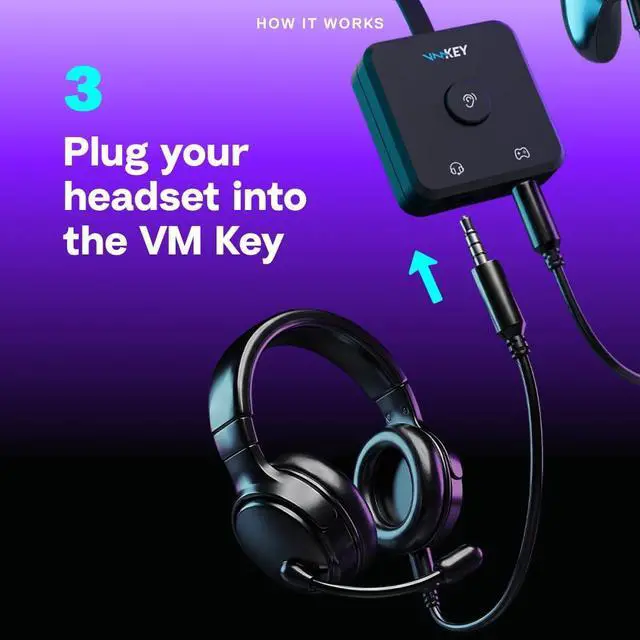 Alt view image 12 of 14 - Key - VMKey Real-Time AI Voice Changer and Soundboard for Gaming Consoles (Compatible with PS5, PS4, Xbox, SWITCH2)