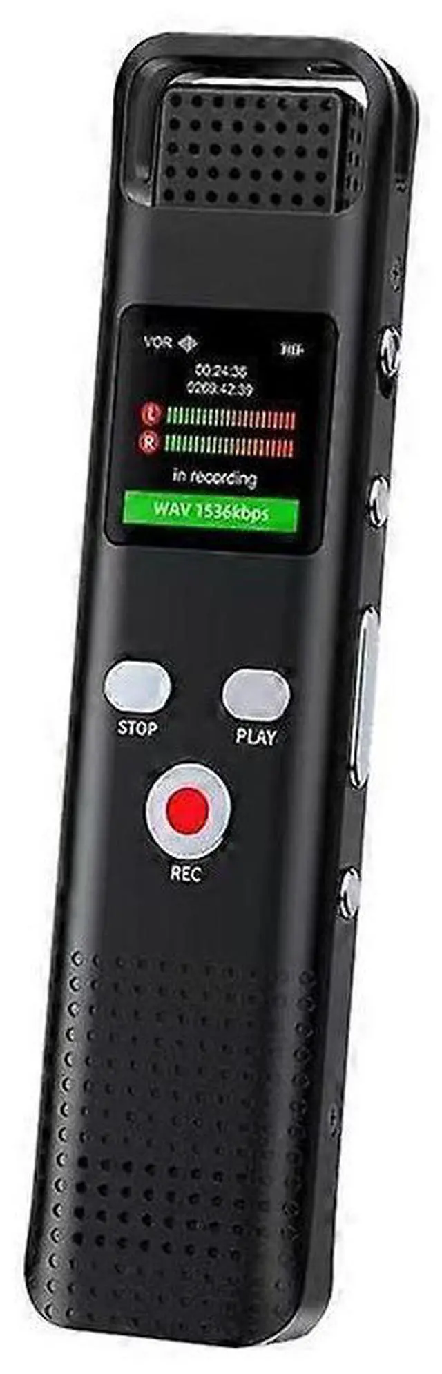 Main image of Deuninker 64GB Voice Activated Recorder with Noise Cancellation, 22H Battery & Password Lock - Black