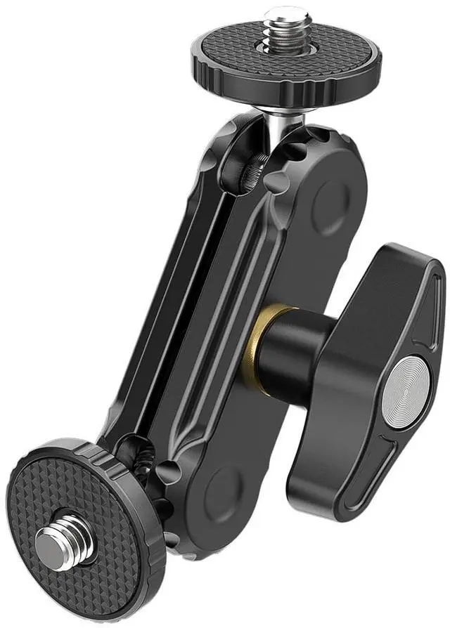Main image of Deuninker Magic Arm with Double Ballhead 1/4" Screw, Compatible with Universal Monitor Mount for Camera, Video Shooting Photography Accessories Microphone Fill Light Bracket
