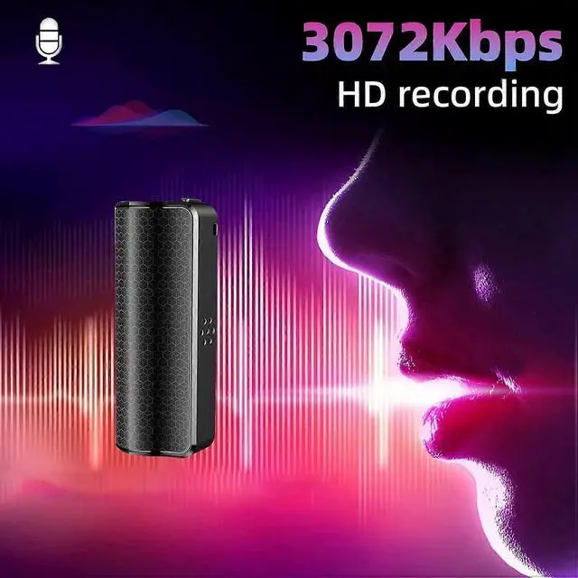 Alt view image 5 of 5 - Deuninker 128GB Magnetic Voice Activated Recorder with Playback, 600Hrs Continuous Recording, Noise Reduction