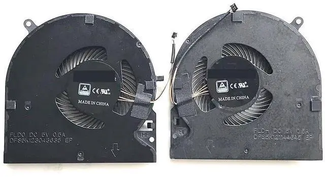 Alt view image 2 of 2 - CPU Cooling Fan GPU for Razer Blade15 RZ09-0301 FLD0 FLDH DFS5K123043635 DFS5K121144645 Easy to Replace(A Pair of Fans)