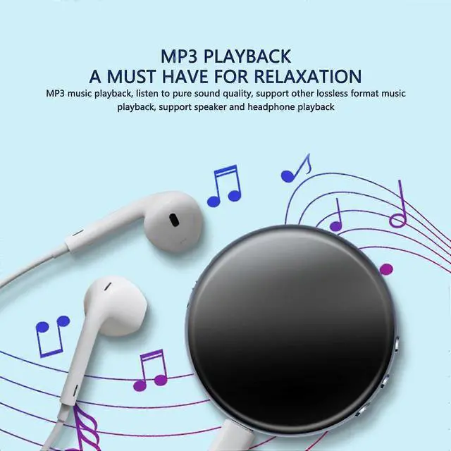Alt view image 5 of 5 - Deuninker 64GB Voice Activated Recorder, HD Noise Reduction & HiFi MP3 Player for Meetings, Interviews (Black)