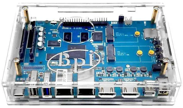 Alt view image 10 of 10 - DIY Clear Acrylic Case for BananaPi W2 (BPI-W2 Acrylic Case)