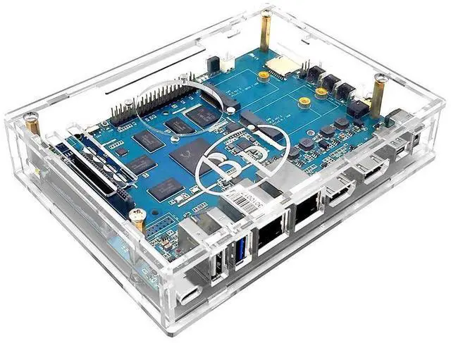 Alt view image 8 of 10 - DIY Clear Acrylic Case for BananaPi W2 (BPI-W2 Acrylic Case)