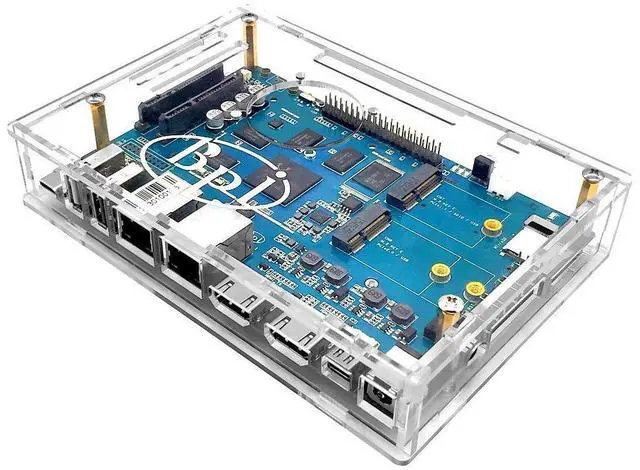 Alt view image 9 of 10 - DIY Clear Acrylic Case for BananaPi W2 (BPI-W2 Acrylic Case)