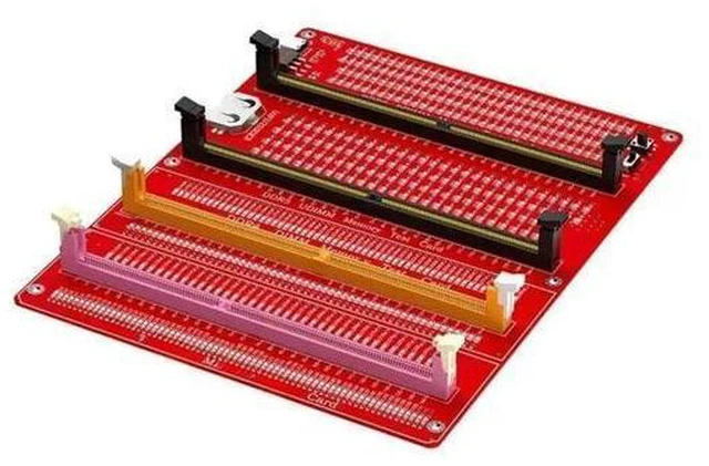 Alt view image 2 of 2 - FOR Memory Tester DDR3/4/5 RDIMM/UDIMM Memory Test Card + LED Indicators Type C Power Supply Test Button for Desktop Server DDR3/4/5