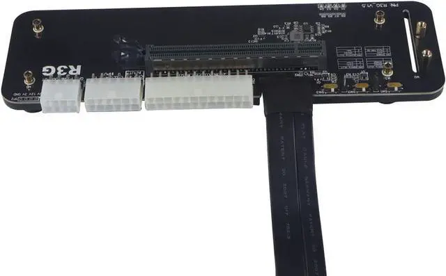 Alt view image 7 of 8 - M.2 Key M NVMe External Graphics Card Stand Bracket 32Gbs PCIe3.0x4 R43SG Docking Station for ITX STX NUC VEGA64 GTX1080ti (R43SG-TU 50cm)