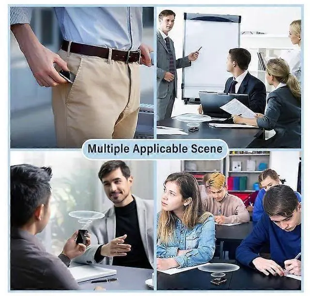 Alt view image 5 of 5 - Deuninker 64GB Mini Magnetic Voice Recorder with OTG, 45H Battery & Noise Reduction for Lectures/Meetings