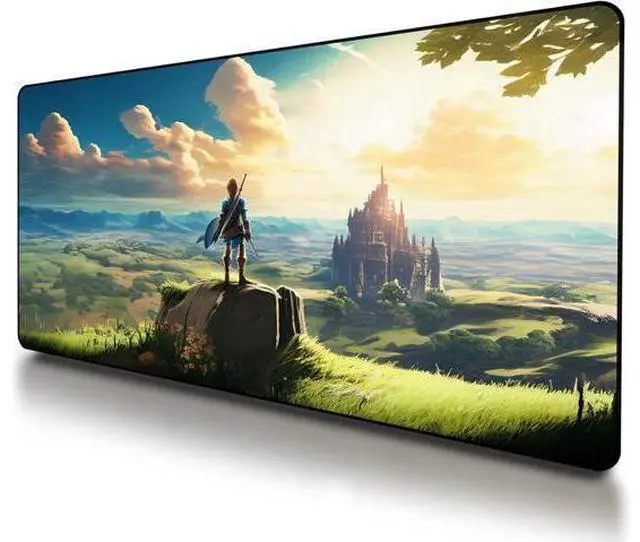 Main image of Zelda XXL Gaming Mouse Pad Extra Large Extended Non Slip Mouse Pad - Keyboard and Mouse Desk Pad Anime Gaming Mouse Mat for Computer 31.5 x 15.7 in