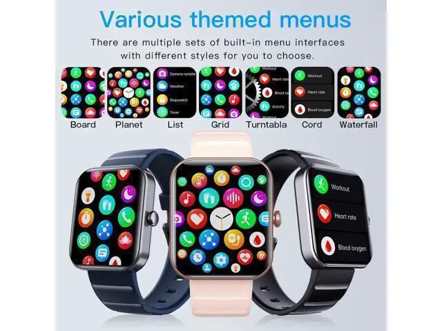 Alt view image 7 of 7 - Smart Watch Blood Glucose, Smartwatch for Men Women Fitness Activity Tracker IP67 Waterproof, Heart Rate Sleep Monitor, Pedometer, Blood Sugar Oxygen Tracking Smart Watches for Android iOS, 2023