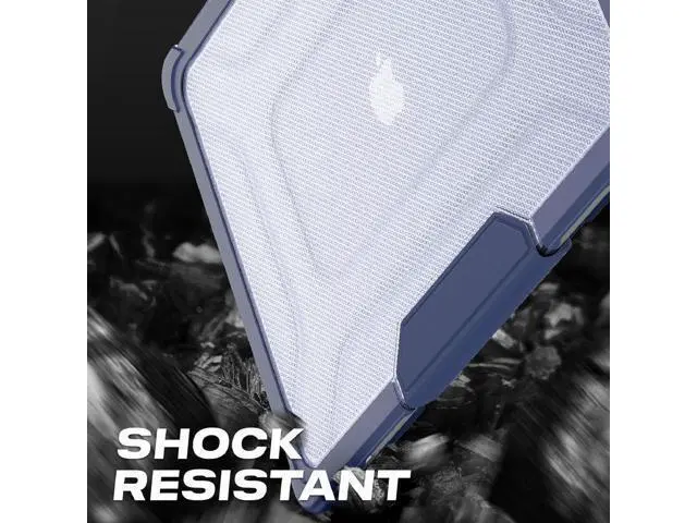 Alt view image 5 of 7 - Deuninker Case for MacBook Pro 16 inch, Shock-Absorbing Protection with Folding Stand &Mouse Pad Case for MacBook Pro 16 inch, Navyblue